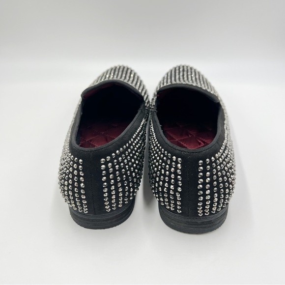 Steve Madden Men\'s CAVIARR Studded‎ Black Slip On Loafers Dress Shoes Size 9 NEW main image 2